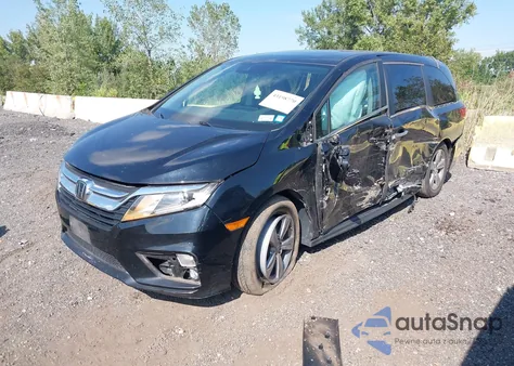 2020 Honda Odyssey Ex-L/Ex-L W/Navi Res from USA, damaged, VIN 5FNRL6H7XLB027649
